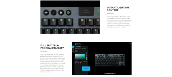 19_1644e1e7-8f89-46df-9fda-ec94234aa266.webp Logitech G913 TKL Tenkeyless Lightspeed Wireless RGB Mechanical Gaming Keyboard