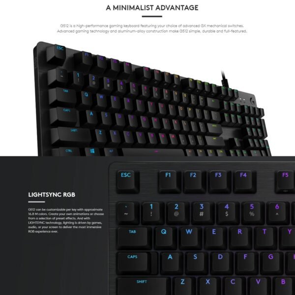 my-11134208-7r98s-lxb12npsspkgf7-1.jpg Logitech G512 Carbon Lightsync RGB Wired Mechanical Gaming Keyboard with GX Switches