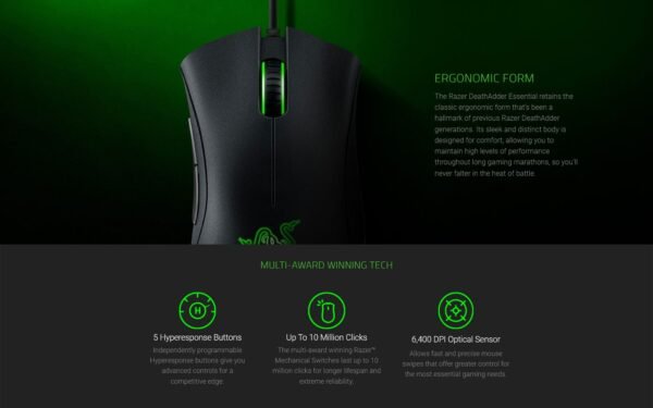 my-11134208-7r98y-lsmhd24y9eec3e.jpg Razer Deathadder Essential 2021 Wired Gaming Mouse